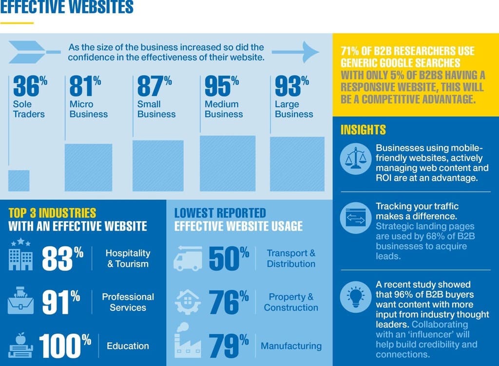 website infographic