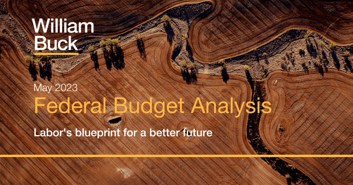 Federal Budget May 2023 - Saward Dawson